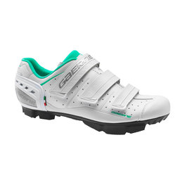 GAERNE ποδηλατικά παπούτσια - LASER LADY MTB  - λευκό/τιρκουάζ